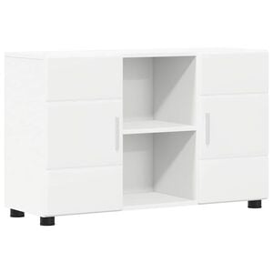 vidaXL Sideboard FLORIN 88,5 x 30,5 x 55,5 cm Wei&szlig; Holzwerkstoff