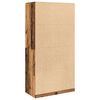 vidaXL Kleiderschrank Altholz-Optik 100x50x200 cm Holzwerkstoff