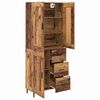 vidaXL Highboard mit Schubladen 2 pcs Altholz Holzwerkstoff