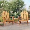 vidaXL Adirondack-Gartenst&uuml;hle 2 Stk. 79x95x92 cm Massivholz Teak