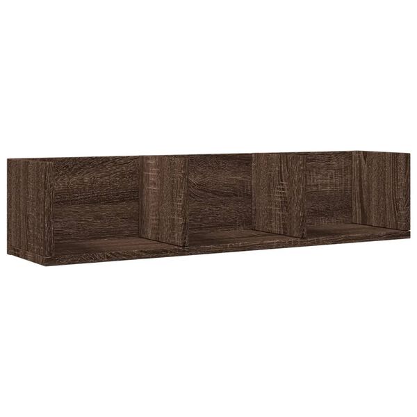 vidaXL Wandschrank Braun Eichen-Optik 75x18x16,5 cm Holzwerkstoff