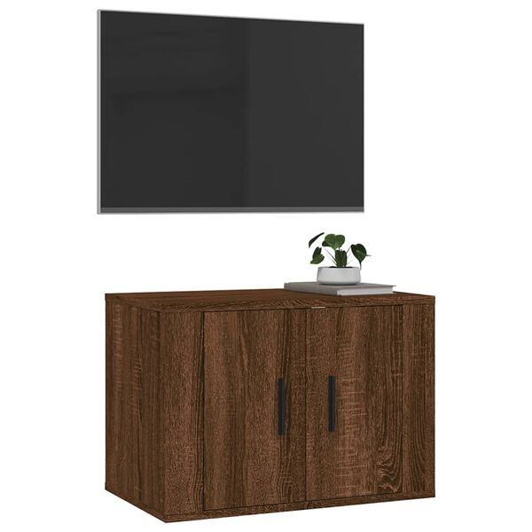 vidaXL TV-Wandschrank Braun Eichen-Optik 57x34,5x40 cm