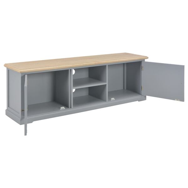 vidaXL TV-Schrank Grau 120x30x40 cm Holz