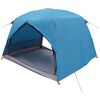 vidaXL Trekkingzelt 2 Personen Blau 185T Polyester mit PU-Beschichtung