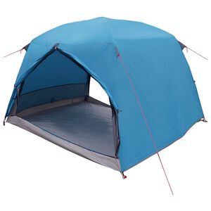 vidaXL Trekkingzelt 2 Personen Blau 185T Polyester mit PU-Beschichtung