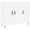 vidaXL Sideboard Weiß 90x34x80 cm Holzwerkstoff