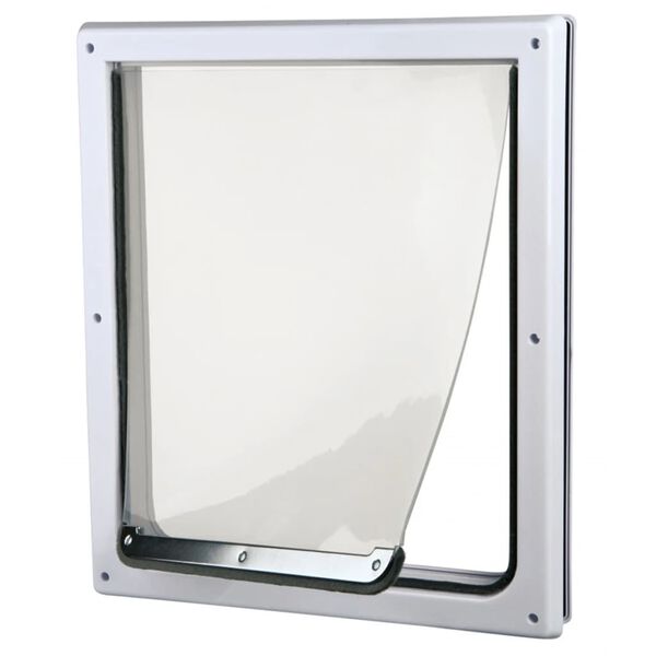 TRIXIE 2-Wege Freilauft&uuml;r M-XL 39x45 cm Wei&szlig; 3879