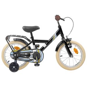 vidaXL Kinderfahrrad 12 Zoll f&uuml;r 2-4 Jahre alt Schwarz