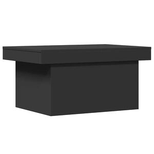 vidaXL Couchtisch Schwarz 80x55x40 cm Holzwerkstoff