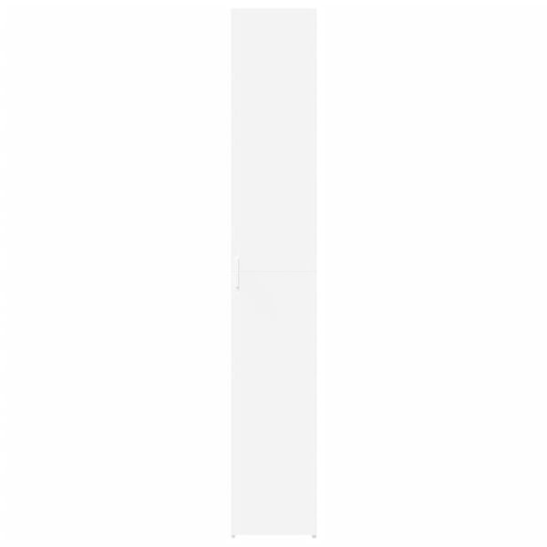 vidaXL Highboard Weiß 30x42,5x185 cm Holzwerkstoff