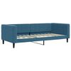 vidaXL Tagesbett Ausziehbar mit Matratzen Blau 90x200 cm Samt