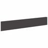 vidaXL Rasenkante 10 stk. 100 x 18 cm Stahl Schwarz