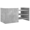 vidaXL TV-Schrank Betongrau 80x35x40 cm Holzwerkstoff