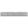 vidaXL Bettschubladen Beton Grau 120 x 36,5 x 16,5 cm Holzwerkstoff