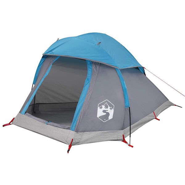 vidaXL Kuppel-Campingzelt 1 Person Blau Wasserdicht