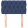vidaXL Kopfteil Blau 80x7x78/88 cm Stoff