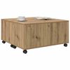 vidaXL Couchtisch Artisan-Eiche 75 x 75 x 38 cm Holzwerkstoff