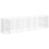 vidaXL Gabionen-Hochbeet Verzinktes Eisen 400x100x100 cm