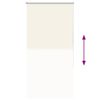vidaXL Verdunkelungsrollo Cremewei&szlig; 85x175cm Stoffbreite 80,7 cm