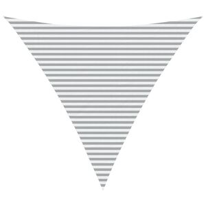 vidaXL Sonnensegel Hellgrau und Wei&szlig; 6 x 6 x 6 m