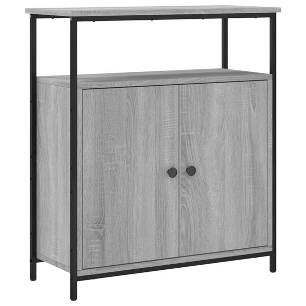 vidaXL Sideboard Grau Sonoma 70x30x80 cm Holzwerkstoff