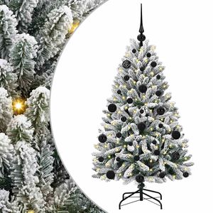 vidaXL K&uuml;nstlicher Weihnachtsbaum 120 cm 150 LEDs Warmes Wei&szlig;