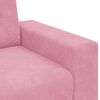 vidaXL | Sofa Set | 2 pcs Rosa 221 x 78 x 80 cm Samt
