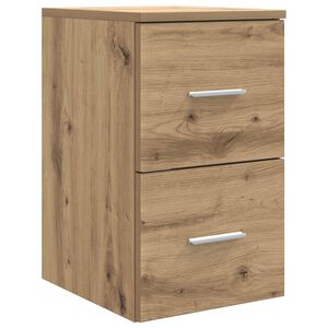 vidaXL Badezimmerschrank Inzwischen Artisan-Eiche 30 x 35 x 50 cm