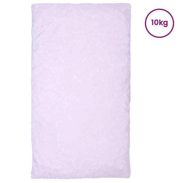 vidaXL Zerkleinerte Schaumf&uuml;llung Rosa 106 x 23 x 23 cm Polyurethan