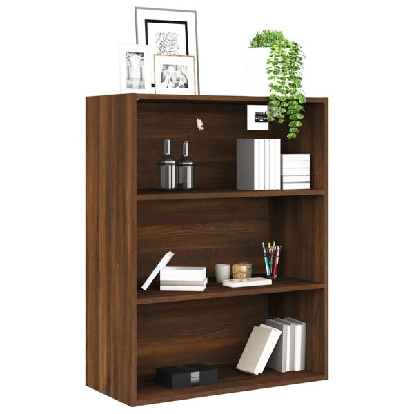 vidaXL H&auml;ngeschrank Braun Eichen-Optik 69,5x32,5x90 cm