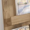 vidaXL Magazinregal Artisan-Eiche 51 x 11 x 102 cm Holzwerkstoff