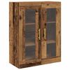 vidaXL Highboard 2 pcs Altholz Holzwerkstoff