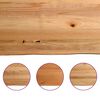 vidaXL Bartisch mit Baumkanten 180x80x102 cm Massivholz Rechteckig
