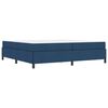 vidaXL Boxspringbett Blau 200 x 200 cm Stoff