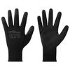 vidaXL Arbeitshandschuhe 24 Stk. Schwarz 10 / XL Polyester