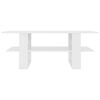 vidaXL Couchtisch Weiß 110x55x42 cm Holzwerkstoff