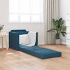 vidaXL Schlafsofa 60cm Blau Samt