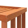 vidaXL Outdoor-Kaminholzregal Wachsbraun 109x52x106 cm Massivholz
