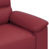 vidaXL Sessel Weinrot 100x81x84 cm Kunstleder
