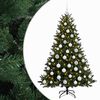 vidaXL K&uuml;nstlicher Weihnachtsbaum mit Weihnachtskugel 240 cm 300 LEDs