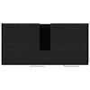 vidaXL Waschbeckenunterschrank Schwarz Eichen-Optik 63x30x54 cm