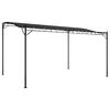 vidaXL Markise Anthrazit 4x3 m 180 g/m&sup2; Stoff und Stahl