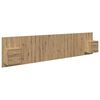 vidaXL Kopfteil mit Schrank 3 stk. Artisan-Eiche Holzwerkstoff