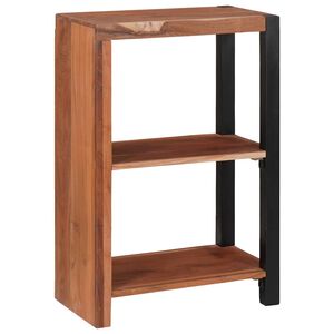 vidaXL B&uuml;cherregal Braun 50 x 30 x 75 cm Massivholz Akazie