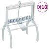 vidaXL Maulwurffalle 10 Stk. Silbern Verzinkter Stahl