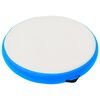 vidaXL Aufblasbares Gymnastik-Kissen mit Pumpe 100x100x10 cm PVC Blau