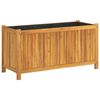 vidaXL Pflanzk&uuml;bel mit Einlage 99,5x38x50 cm Massivholz Akazie