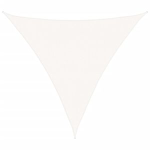 vidaXL Sonnensegel HDPE Dreieckig 5 x 5 x 5 m Wei&szlig;