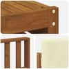 vidaXL Sofagarnituren 5 pcs Natur und Creme Massivholz Akazie