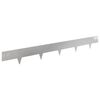 vidaXL Raseneinfassung 10 pcs 100 x 12 cm Stahl Silber